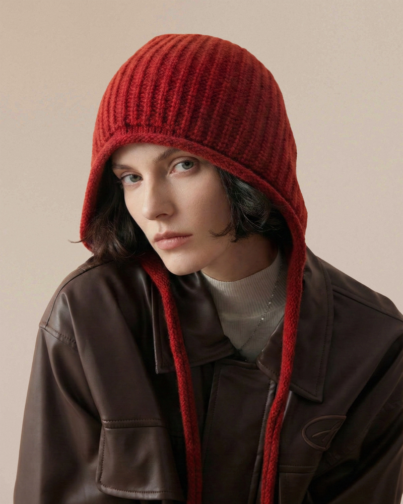 The Merino Tie-Bonnet | 100% Wool, 80g