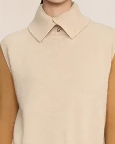 The Cashmere-Merino Vest(210g)