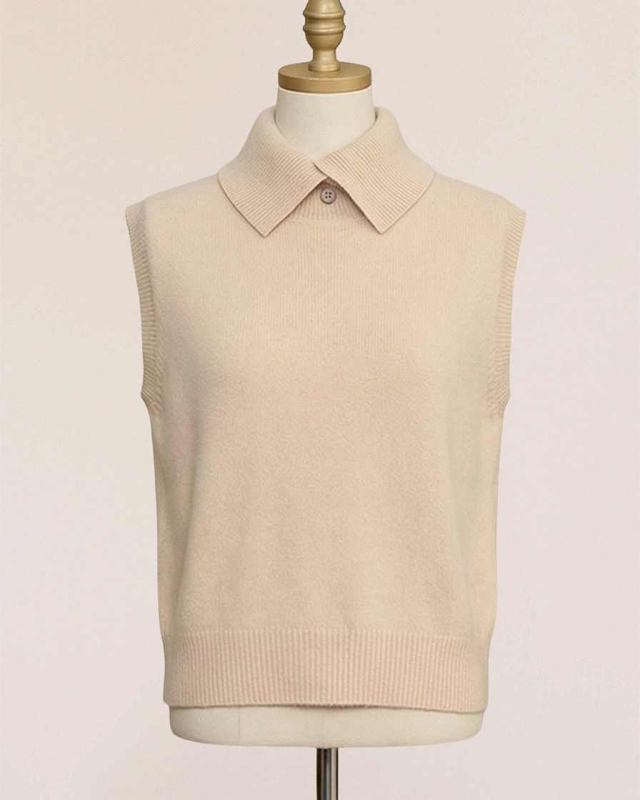 The Cashmere-Merino Vest(210g)